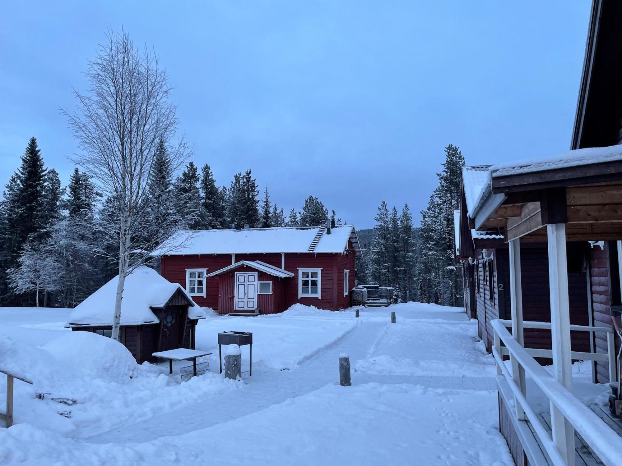 Skogen-Lodge Koskullskulle Eksteriør bilde